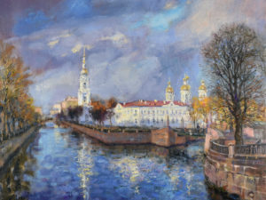Картина Петербург маслом